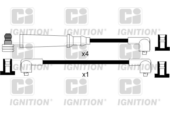 QUINTON HAZELL Комплект проводов зажигания XC349